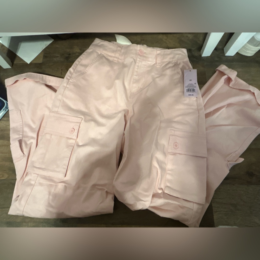 Pink Cargo Pants